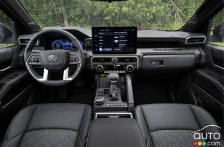 The interior of 2024 Toyota Tacoma Limited